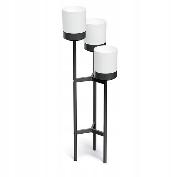 Prosperplast Kovový stojan na kvety BLOOMIE STAND IKD3H biely 42 x39,5 x 120,5cm