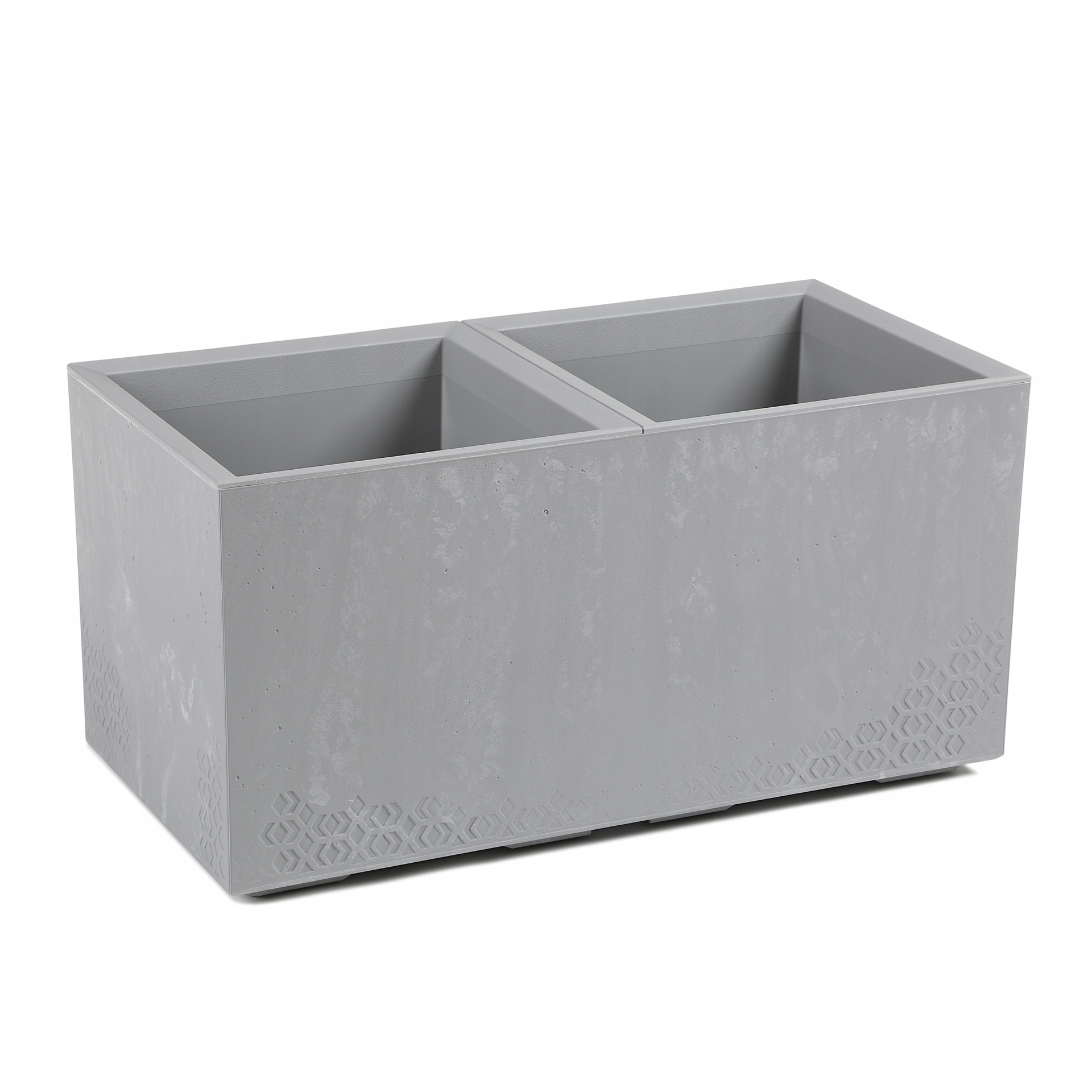 Lamela Kvetináč Karo 800x400 sivý beton