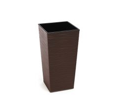 Kvetináč Finezja Dluto 250x250, mokka