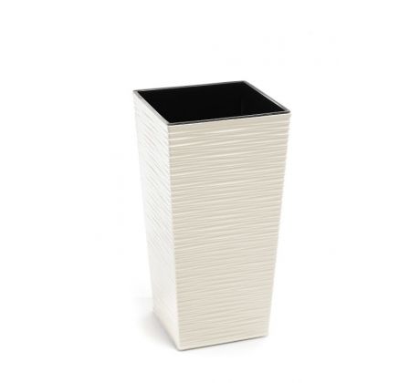 Kvetináč Finezja Dluto 250x250, smotanový