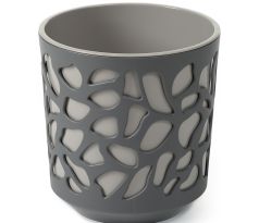 Kvetináče DUET 250 antracit + taupe
