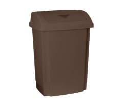 Odpadkové koše Swing 25L, hnedý