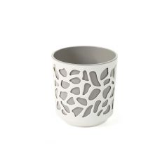 Kvetináče DUET 140 krém + taupe