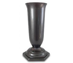 Plastová váza Flakon 3, 37cm, grafit