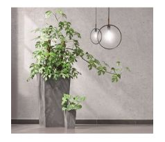 Kvetináč Urbi Square Effect DURS325E marengo