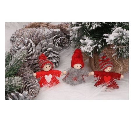 Vianočné bábiky 216-573 sada 3 kusy