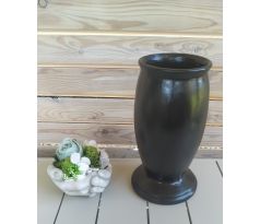 Keramická váza 33cm čierna