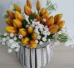 Zväzok tulipánov Prémium 5x 28cm oranžový