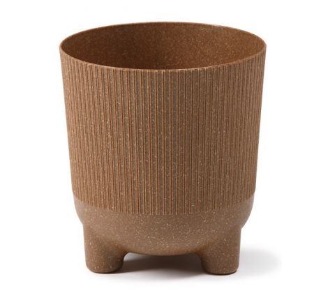 Obal na kvetináč ARIA Jumper 16cm ECO drevo