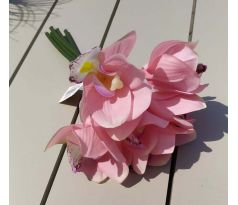 Zväzok orchidea pogumovaná CV11248 ružovo-fialová