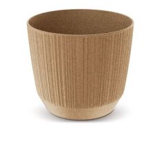 Kvetináč RYFO ECO WOOD naturo 12,6cm