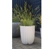 Kvetináč Mira ECO recycled 250mmsnehovo- biely