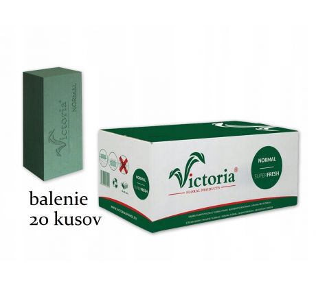 20 kusov Florex Victoria 23x11x7,5cm na živé kvety