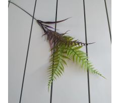 Umelá vetvička 60cm zeleno-fialová