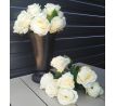 Kytica ruží 10475 45cm krém