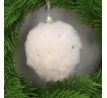 Plyšová vianočná guľa 0197A 7cm