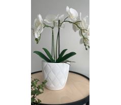 Kvetináč FLOW PETIT 15cm biely