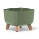 Kvetináč GRACIA SQUARE DGQL300 29cm zemito zelený