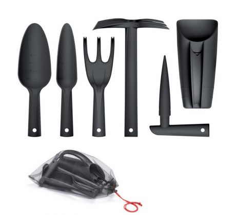 Sada ručného náradia RESPANA GARDENING TOOLS SET černá, 6 ks