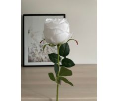 Biela umelá ruža 2514 69cm