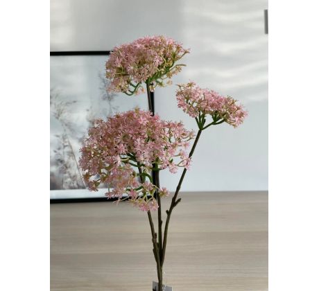 Umelý kvet do vázy 03374 ružový 75cm