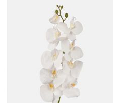 Umelá vetička Orchidea 763-02 biela 97cm
