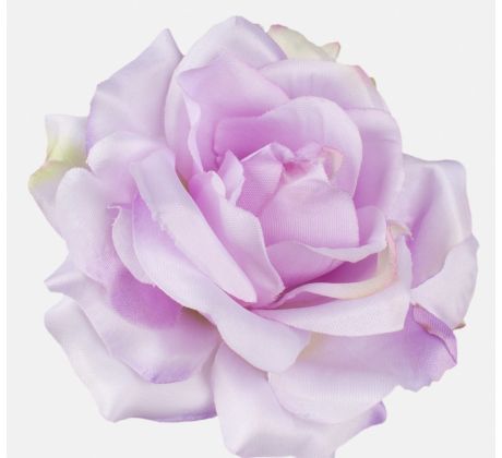 Umelá hlávka ruže 634-14 11cm fialová