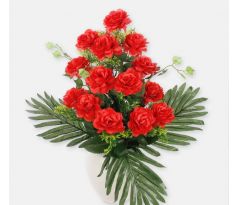 Kytica ruží 236 50cm červená