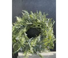 Luxusný veľký venček s papradim kw1070 50cm