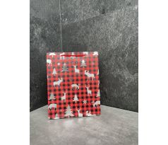 Vianočná darčeková taška 22T116-1 30x26cm