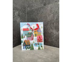 Vianočná darčeková taška 23T223-1 30x26cm