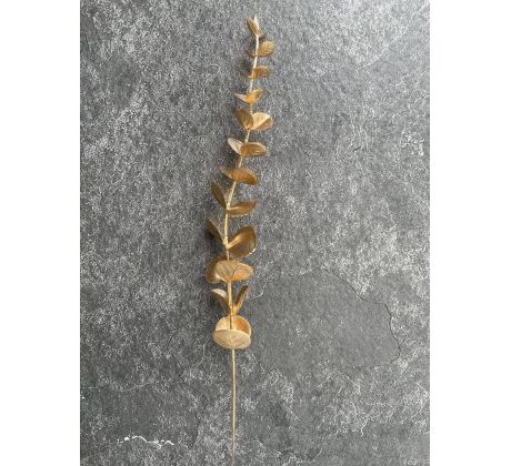 Mini vetvička Eukalyptus 110Z 35cm zlatá