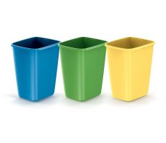 Odpadkový kôš COMPACTA Q SORT NSD12S3 set, objem 3 x 12l