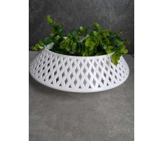 Misa Ažurová 36cm biela