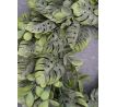 Luxusný veľký umelý venček MONSTERA 48cm