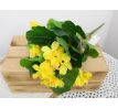 Umelá kytička Pelargonia 103D 35cm žltá
