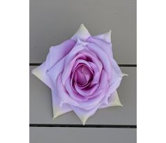 Fialová hlávka ruže 13cm