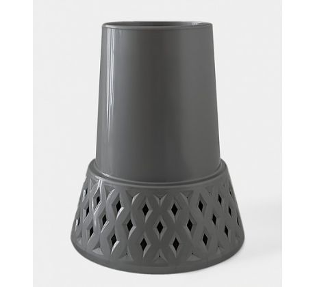 Váza Azurová 25cm svetlo-sivá
