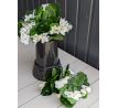 Umelá kytička Pelargonia 103G 35cm biela
