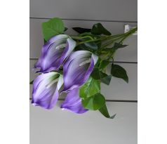 Kytička KALA 102C bielo-fialová 40cm