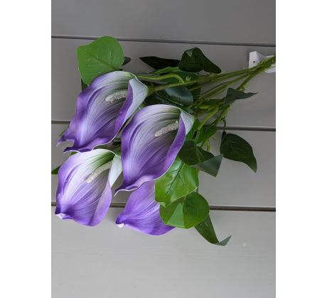 Kytička KALA 102C bielo-fialová 40cm