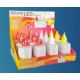 LED elektrická sviečka CORTINA 12cm 1/20/WLC biele svetlo