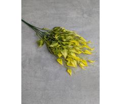 Žlto-zelená kytička LÍSTIE G155 40cm