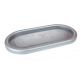Podstavec pod sviecky Skolach 35x18x2cm strieborny