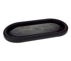 Podstavec pod sviecky Skolach 35x18x2cm čierny