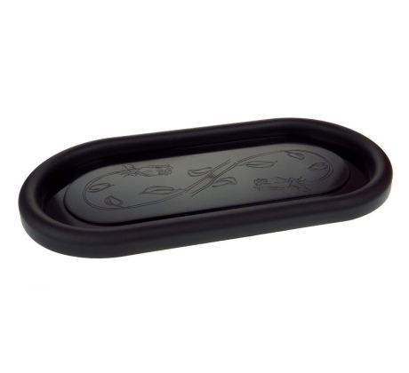 Podstavec pod sviecky Skolach 35x18x2cm čierny