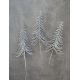 Mini stromček na drôtiku 33696-2 22cm strieborny