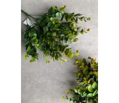 Kytička Eukalyptus 7-ramenná 28652 zeleno-oranžová 33cm