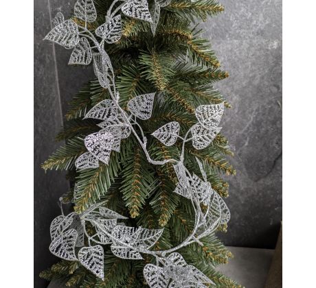 Trblietavá girlanda 148B 90cm strieborná