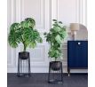 Kvetináč Standy nízky 39,5cm+malý vklad 23,5cm sivý